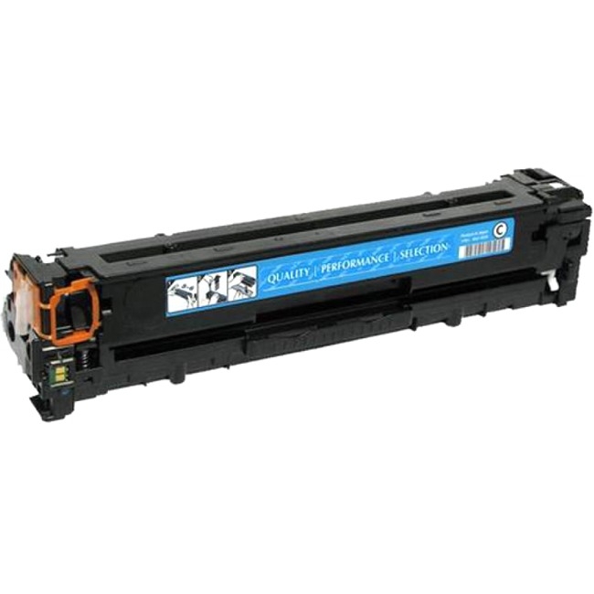 eReplacements Compatible Cyan Toner for HP CE321A, 128A CE321A-ER