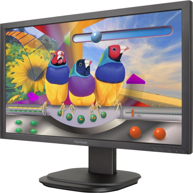 Viewsonic 24'' (23.6'' Viewable) Full HD Ergonomic LED Monitor with Advanced Connectivity VG2439SMH