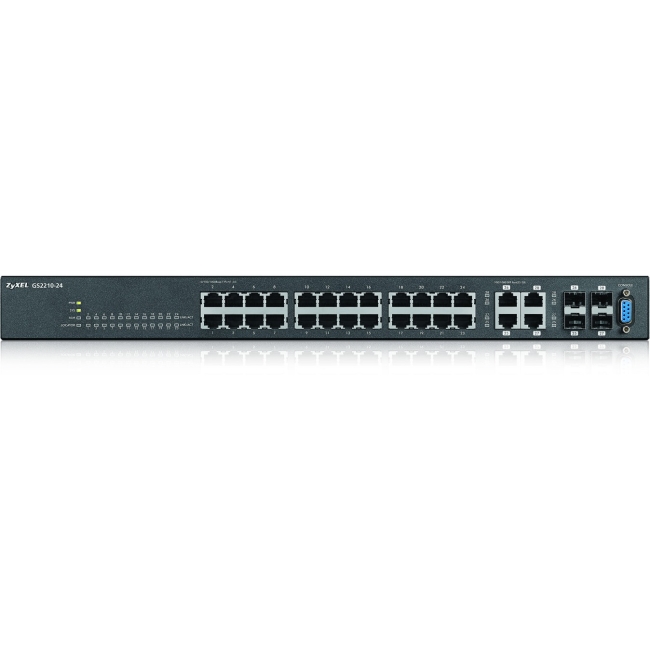 ZyXEL 24-Port GbE L2 PoE Switch GS2210-24HP