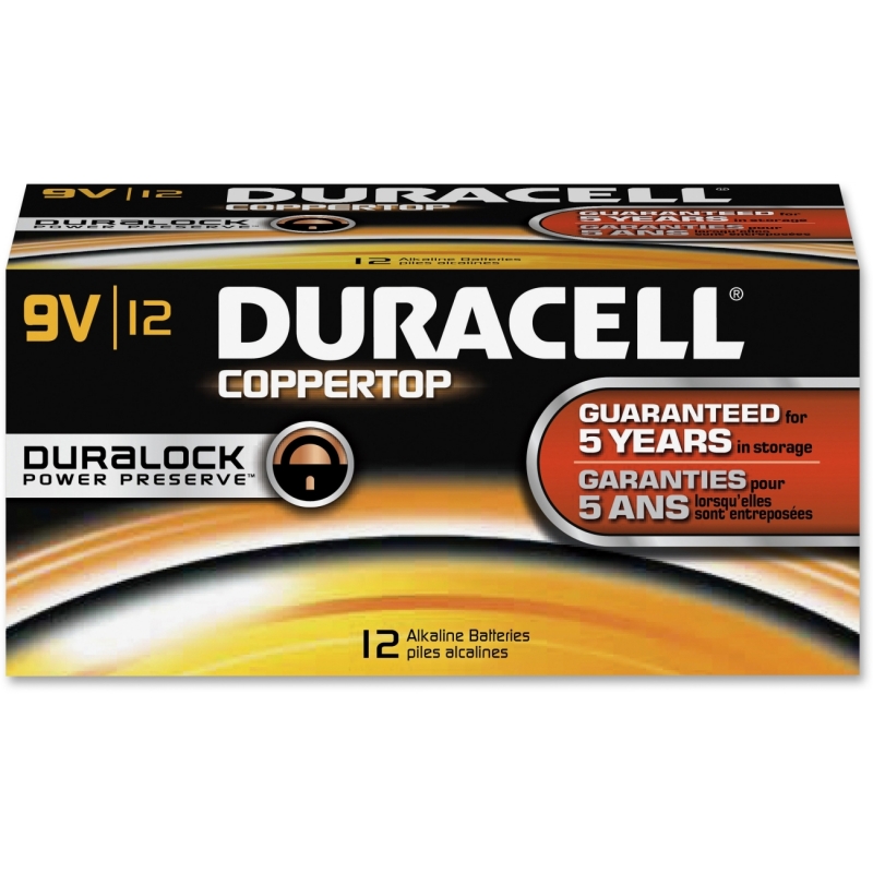Duracell 9-Volt CopperTop Batteries 01601 DUR01601