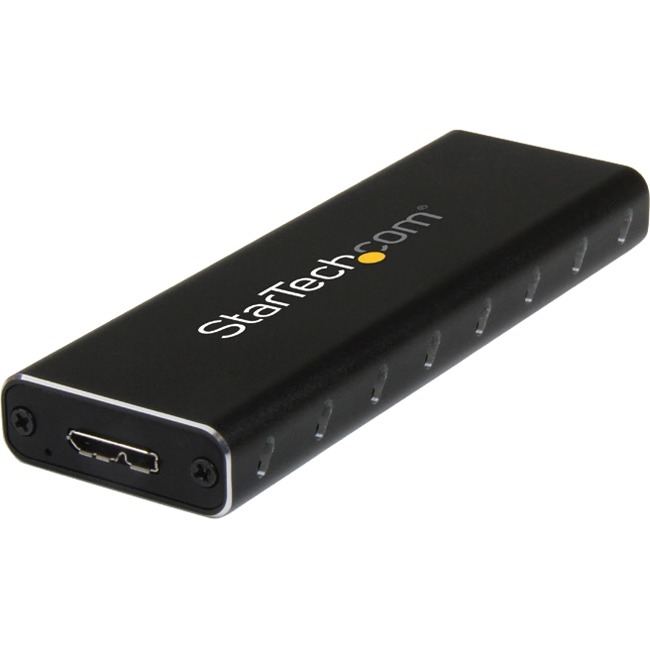 StarTech.com USB 3.0 to M.2 SATA External SSD Enclosure with UASP SM2NGFFMBU33