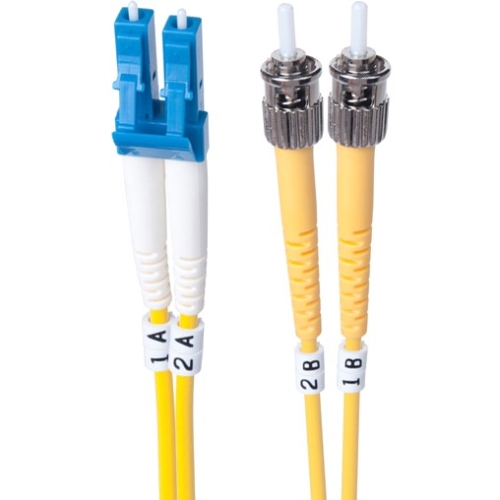 Link Depot Single Mode Duplex Fiber Patch Cable LC - ST FOS9-LCST-1
