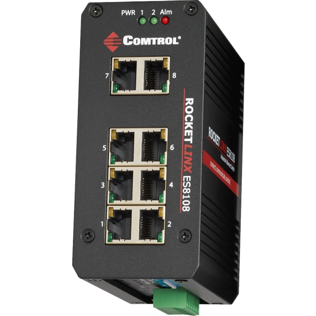 Comtrol RocketLinx Ethernet Switch 32054-8 ES8108-XT