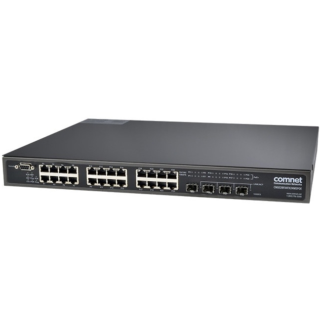 ComNet Ethernet Switch CNGE28FX4TX24MSPOE CNGE28FX4TX24MSPOE+