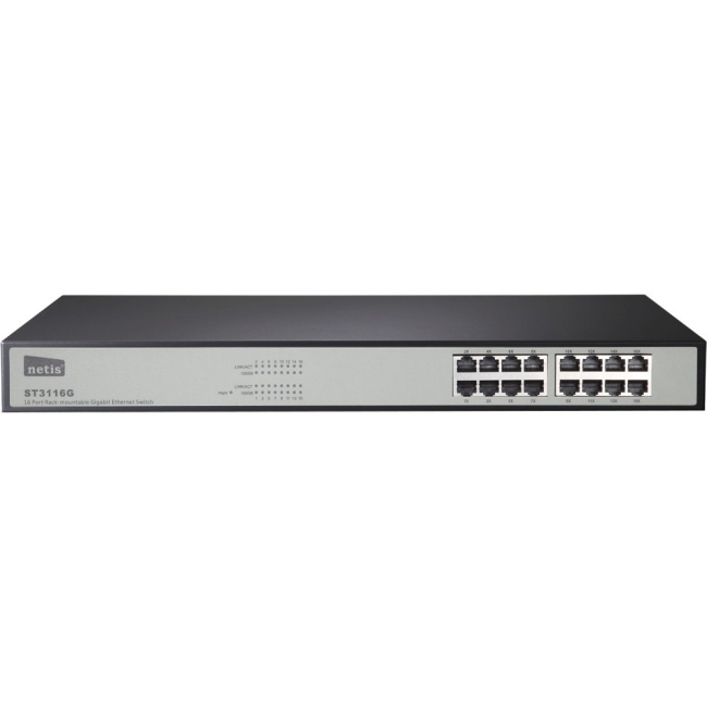 Netis 16 Port Gigabit Ethernet Rackmount Switch ST3116G