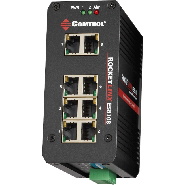 Comtrol RocketLinx Ethernet Switch 32059-3 ES8108F-XT