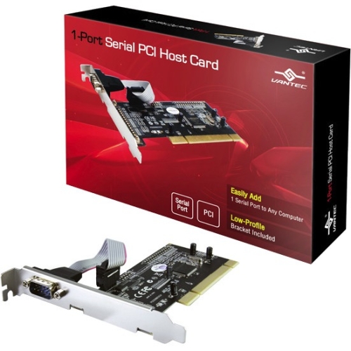 Vantec 1-Port Serial (RS-232) PCI Host Card UGT-PC10SR
