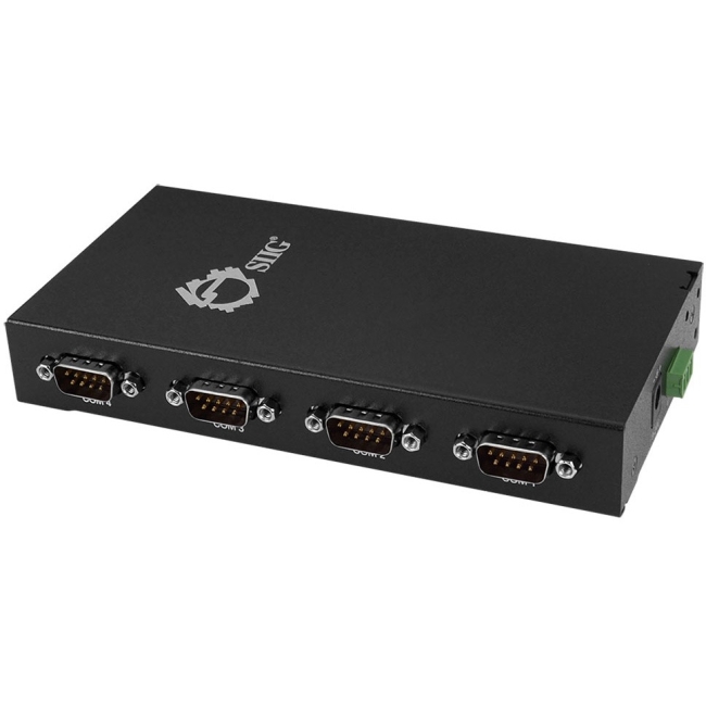 SIIG 4-Port Industrial USB to RS-232 Serial with 15KV ESD ID-SC0V11-S1