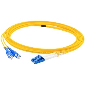 AddOn 6m Single-Mode fiber (SMF) Duplex SC/LC OS1 Yellow Patch Cable ADD-SC-LC-6M9SMF