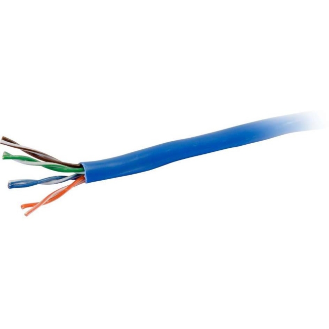 C2G 1000ft Cat5e Bulk Unshielded (UTP) Network Cable with Solid Conductors 56010