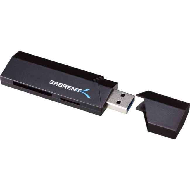 Sabrent Mini USB 3.0 Micro SD and SD Card Reader CR-UMSS