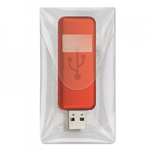 Cardinal HOLD IT USB Pockets, 3 7/16 x 2, Clear, 6/Pack CRD21140 21140