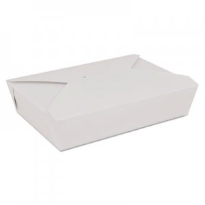 SCT ChampPak Retro Carryout Boxes, Paperboard, 7-3/4 x 5-1/2 x 1-7/8, White SCH0772 SCH