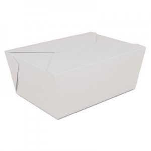 SCT ChampPak Retro Carryout Boxes, Paperboard, 7-3/4 x 5-1/2 x 3-1/2, White SCH0774 SCH