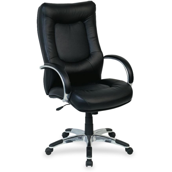 Lorell Stonebridge Leather Executive High-Back Chair 60505 LLR60505