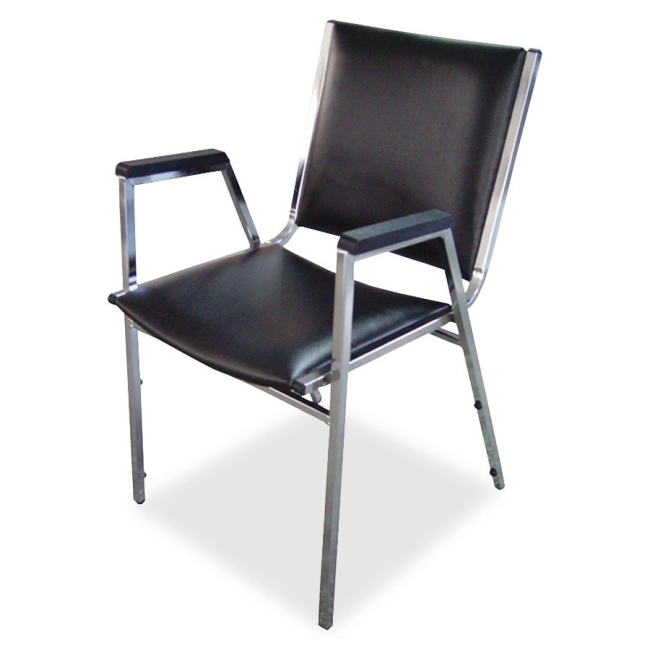 Lorell Plastic Arm Stacking Chair 62504 LLR62504