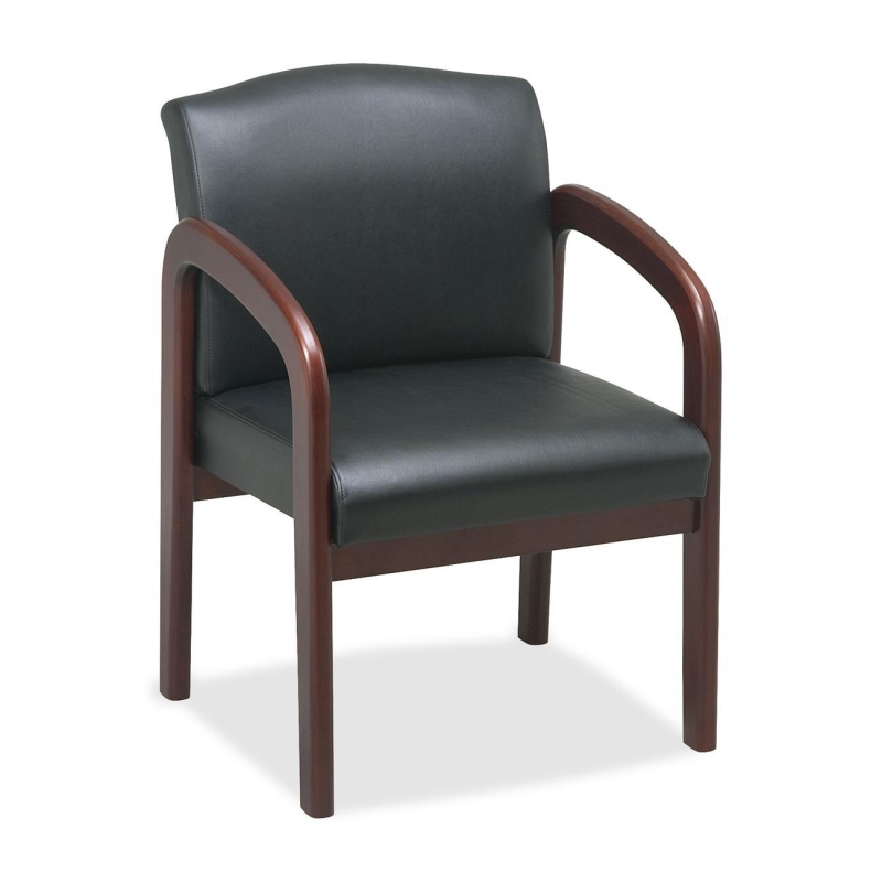 Lorell Deluxe Faux Guest Chair 60470 LLR60470