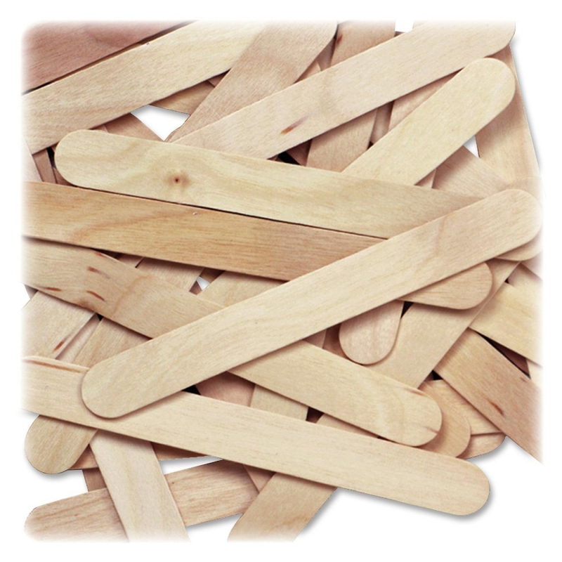ChenilleKraft ChenilleKraft Natural Wood Jumbo Craft Stick 377601 CKC377601