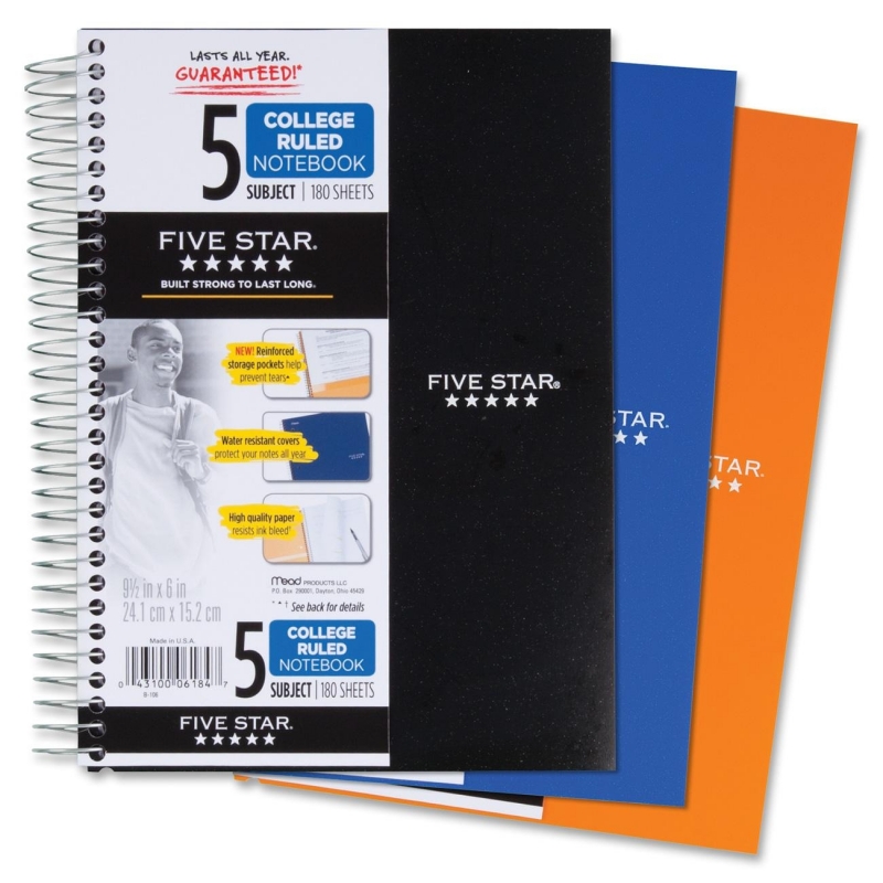 Mead Day Runner Five Star Notebook 06184 MEA06184