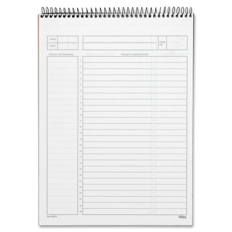 TOPS Wirebound Planning Pad 63829 TOP63829