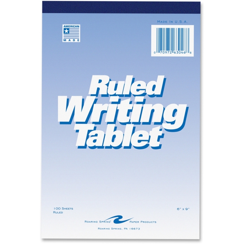 Roaring Spring Ruled Writing Tablet 63046 ROA63046