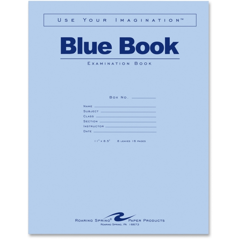 Roaring Spring Blue Examination Book 77517 ROA77517