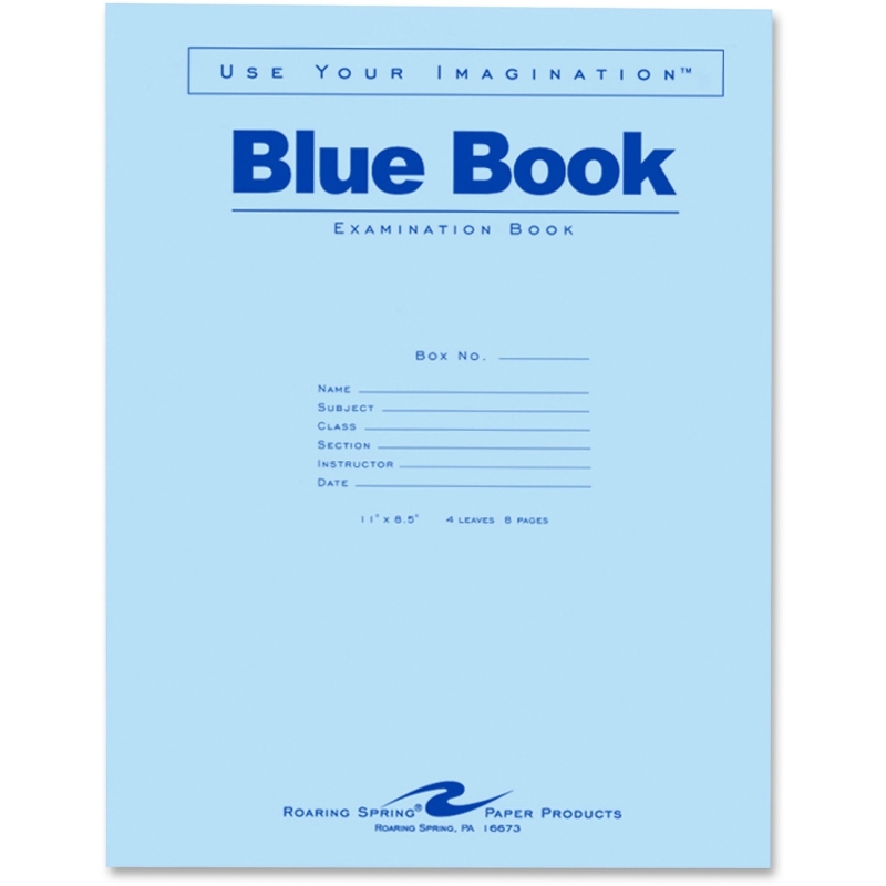 Roaring Spring Examination Blue Book 77515 ROA77515