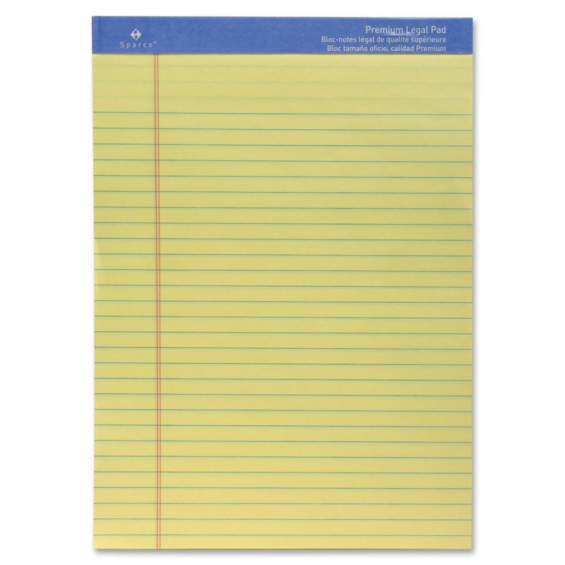 Sparco Premium Grade Perforated Legal Ruled Pad 1011 SPR1011