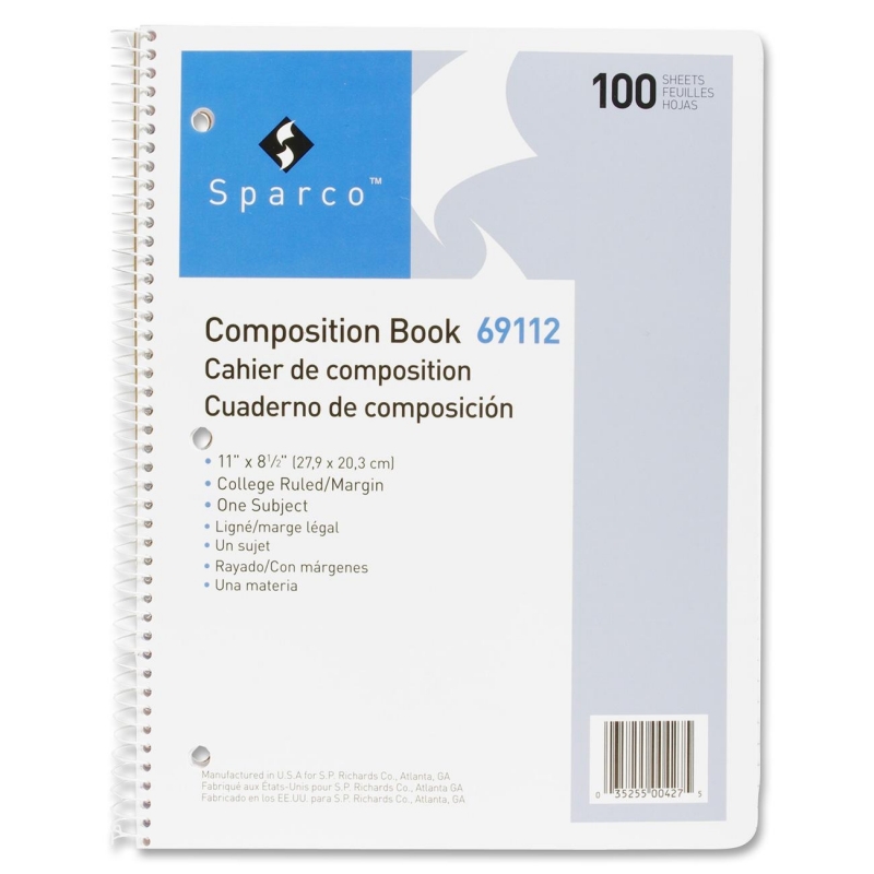 Sparco Spiral Composition Books 69112 SPR69112