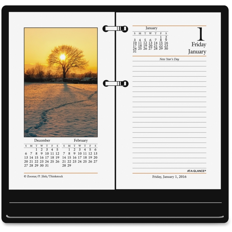 At-A-Glance At-A-Glance Photographic Desk Calendar Refill E417-50 AAGE41750
