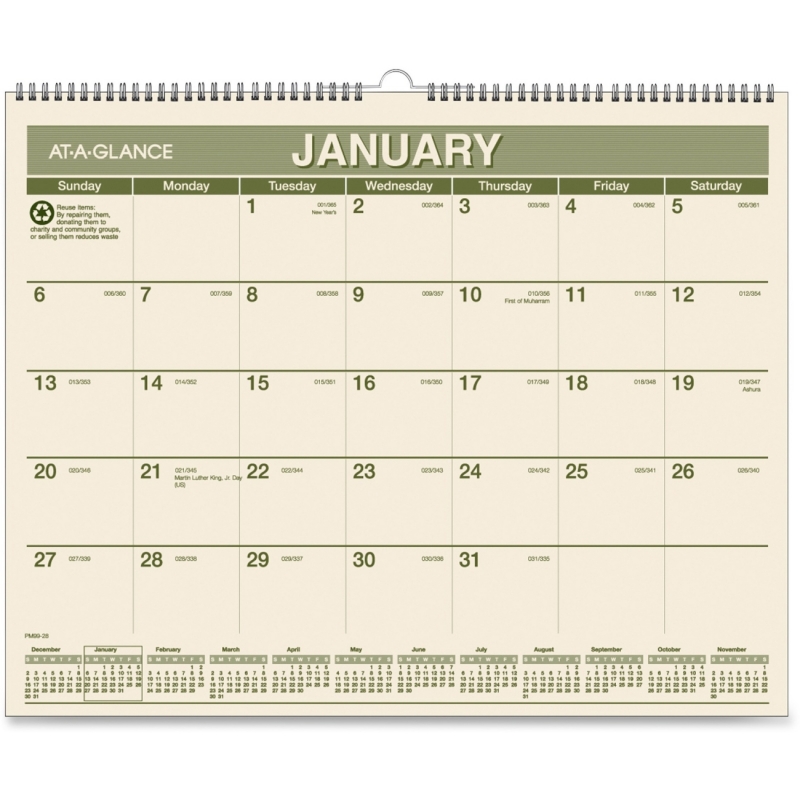 At-A-Glance At-A-Glance Monthly Wall Calender PMG77-28 AAGPMG7728