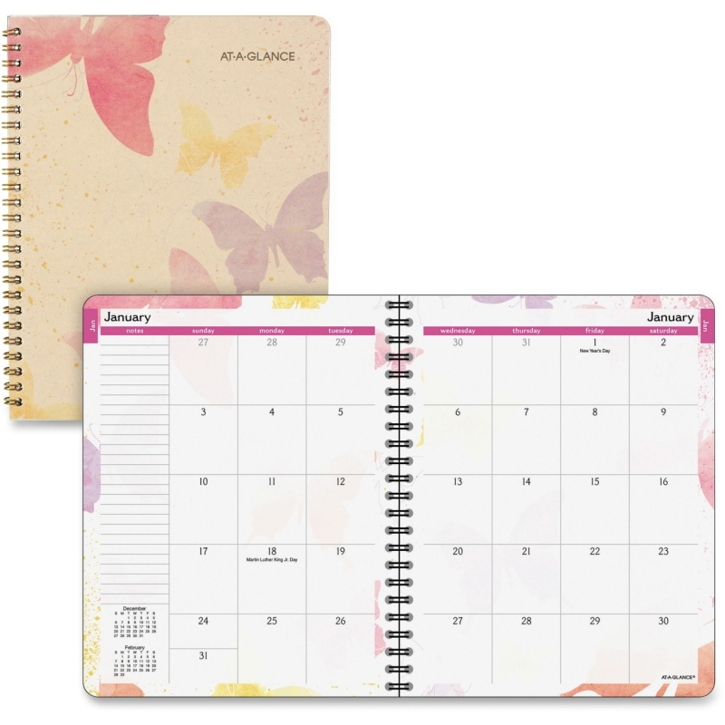 Day Runner Watercolors Planner 791800G AAG791800G