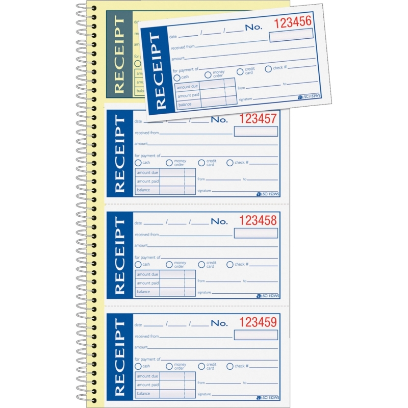 Adams Write 'N Stick Receipt Book SC1152WS ABFSC1152WS