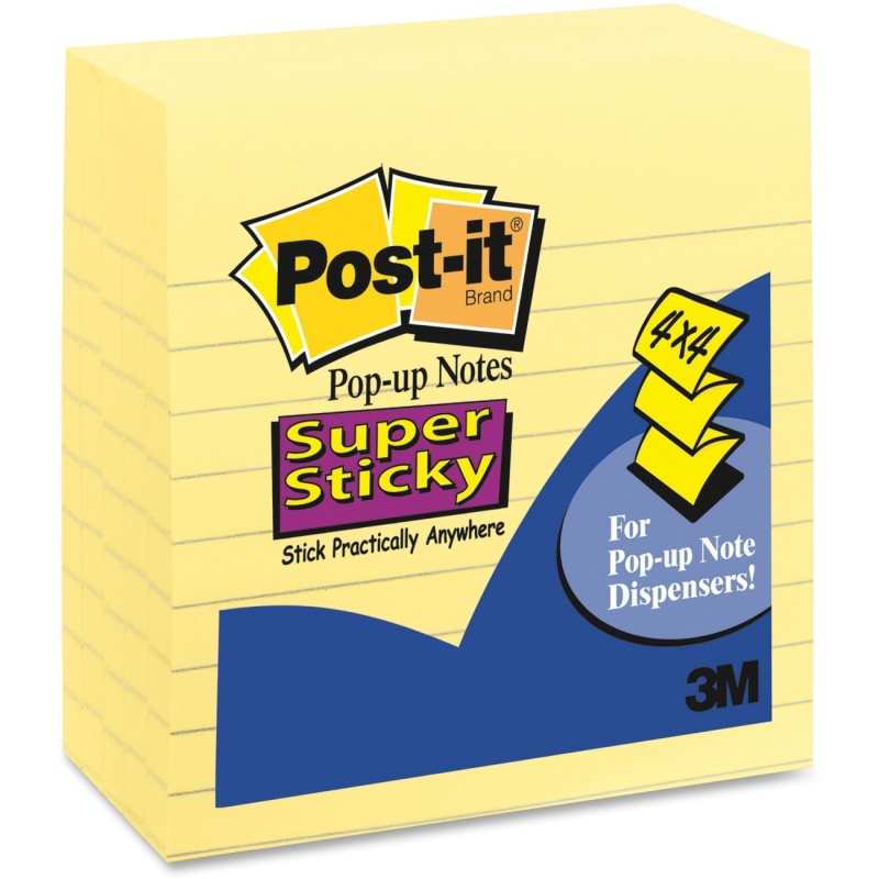 Post-it Super Sticky Pop-up Note MMM R440-YWSS MMMR440YSS