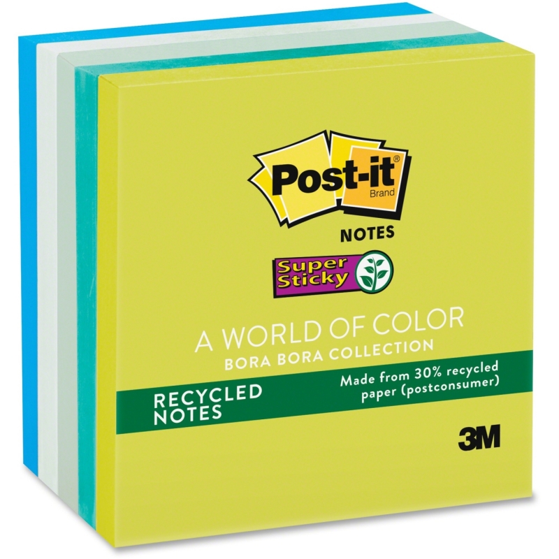 Post-it Post-it Super Sticky Bora Bora Notes 6545SST MMM6545SST