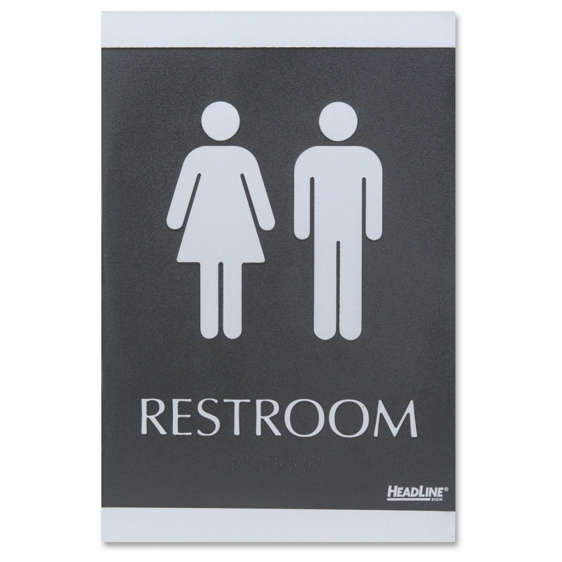 U.S. Stamp & Sign ADA Restroom Sign 4249 USS4249