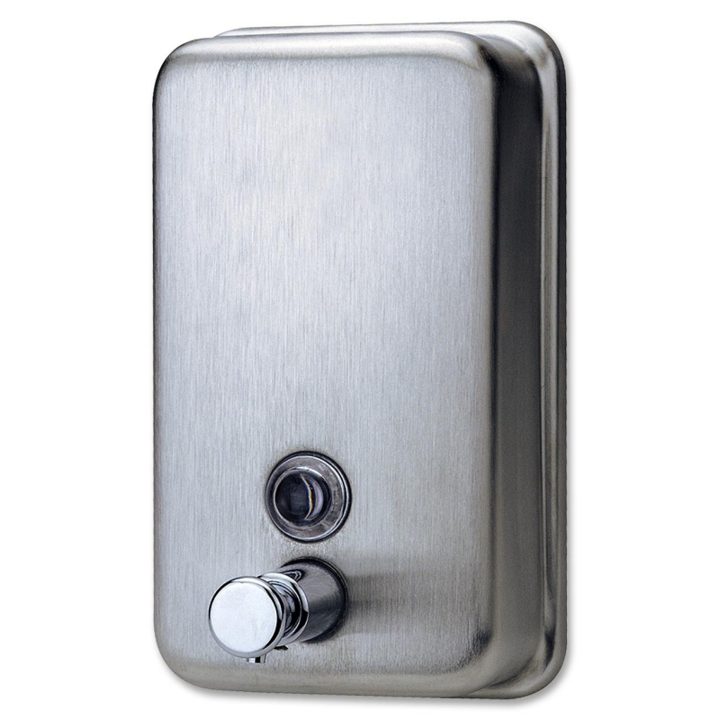 Genuine Joe Stainless Steel Soap Dispenser 02201 GJO02201