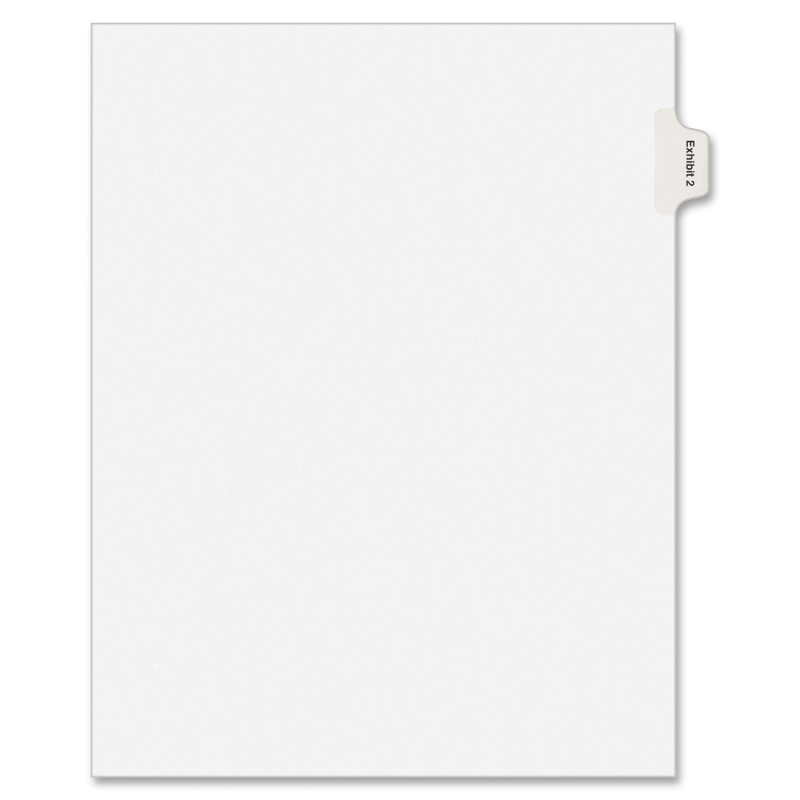 Avery Legal Exhibit Numeric Index Dividers 82134 AVE82134