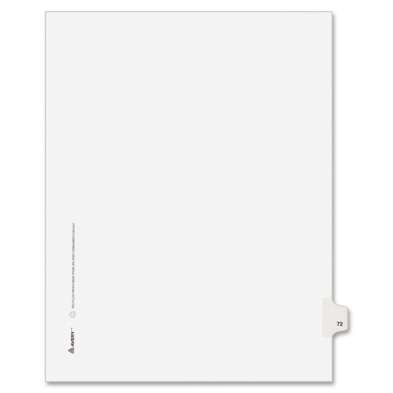 Avery Side-Tab Legal Index Divider 82270 AVE82270
