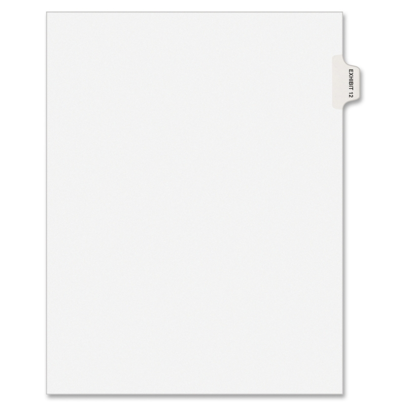 Avery Individual Side Tab Legal Exhibit Dividers 82332 AVE82332