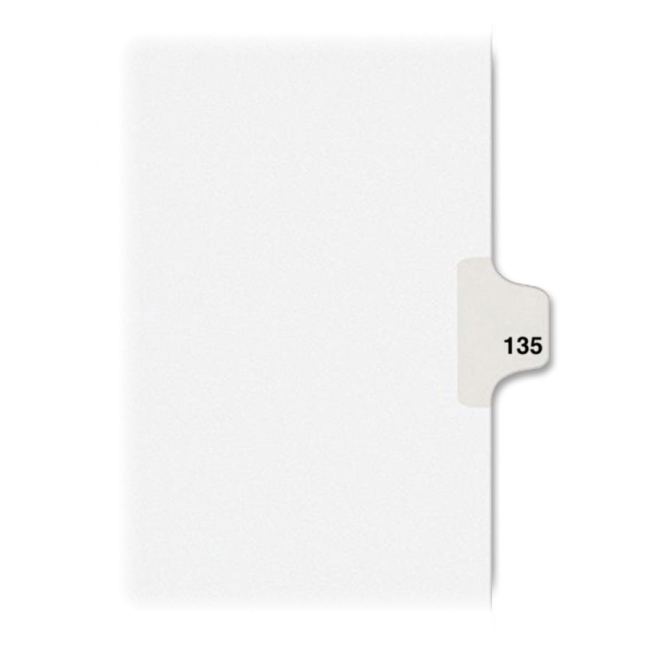 Avery Individual Side Tab Legal Exhibit Dividers 82351 AVE82351