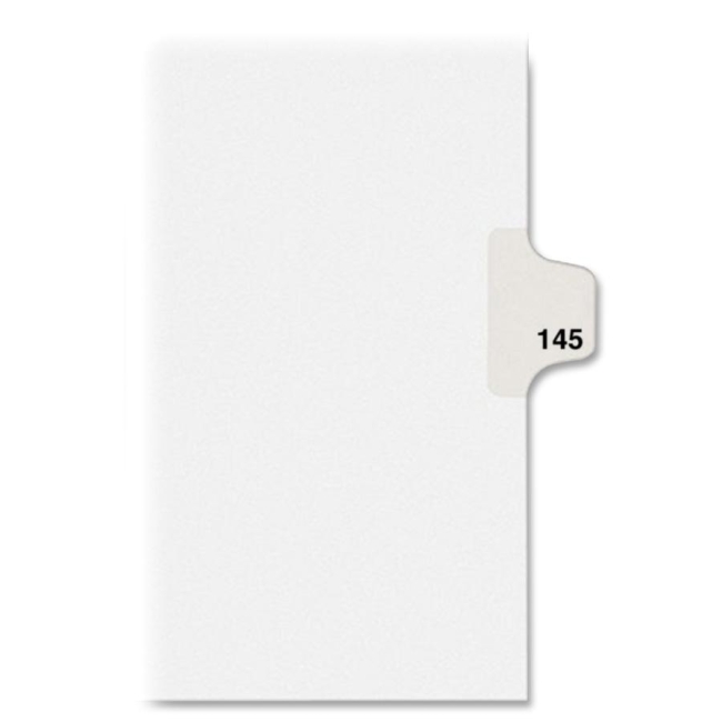 Avery Individual Side Tab Legal Exhibit Dividers 82361 AVE82361