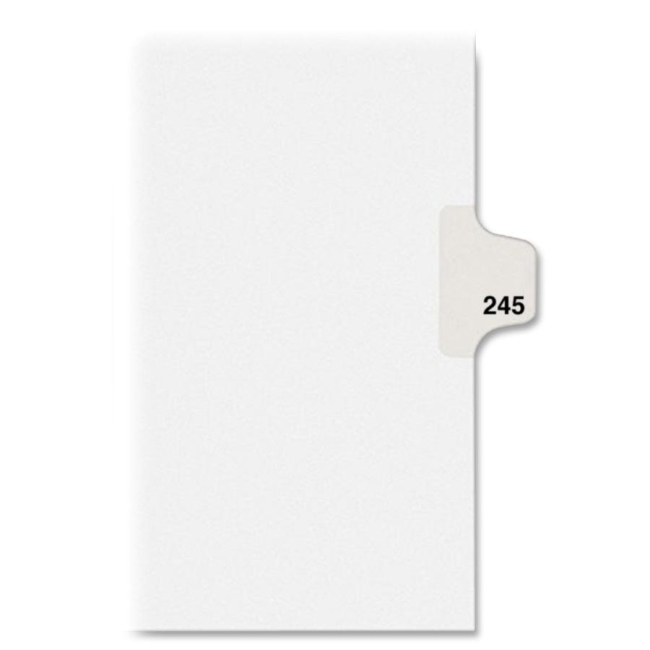 Avery Individual Side Tab Legal Exhibit Dividers 82461 AVE82461