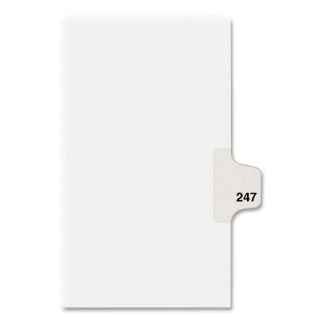 Avery Individual Side Tab Legal Exhibit Dividers 82463 AVE82463