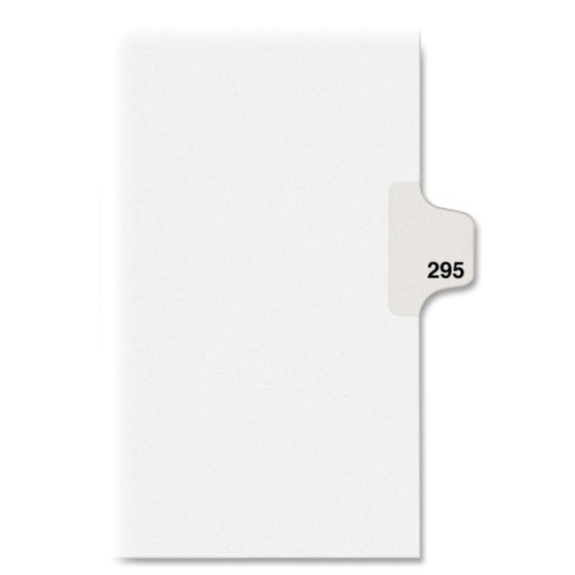 Avery Individual Side Tab Legal Exhibit Dividers 82511 AVE82511
