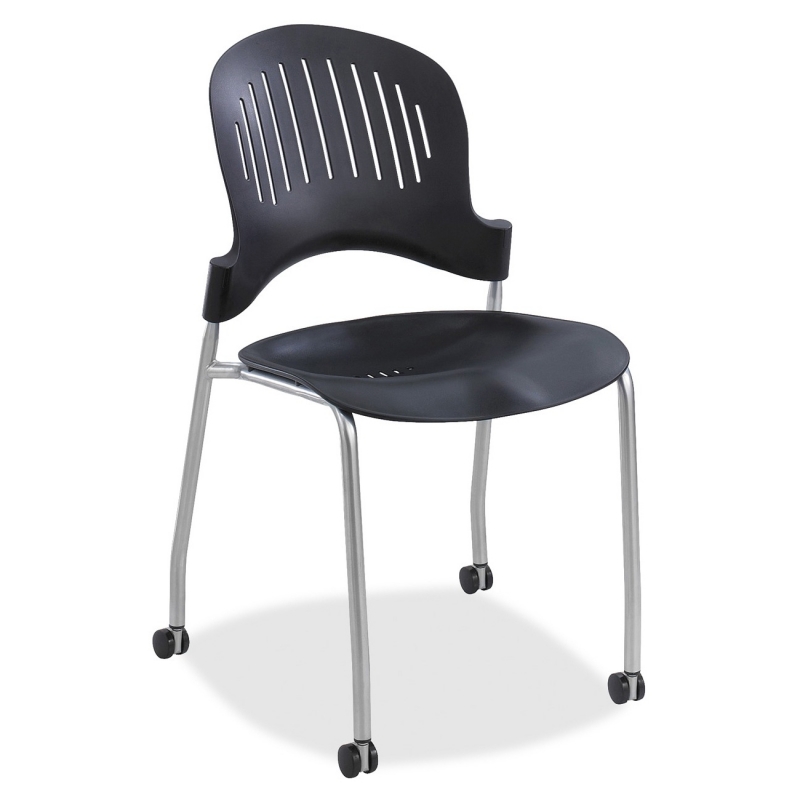Safco Safco Zippi Plastic Stack Chair (Qty 2) 3385BL SAF3385BL