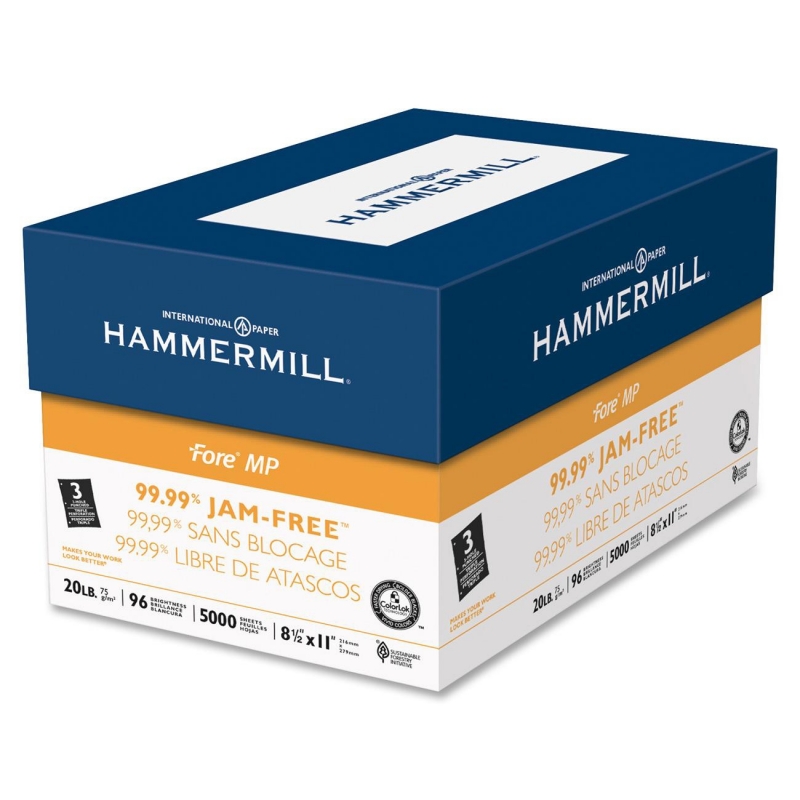 Hammermill Jam-Free 3-Hole Punched Fore DP Paper 103275 HAM103275