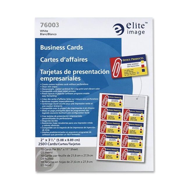 Elite Image Business Card 76003 ELI76003