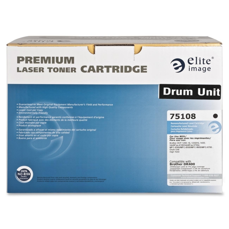 Elite Image Remanufactured Imaging Drum Alternative For Brother DR400 75108 ELI75108