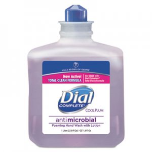 Dial Professional Antimicrobial Foaming Hand Wash, Cool Plum Scent, 1000mL Bottle DIA81033 2340081033